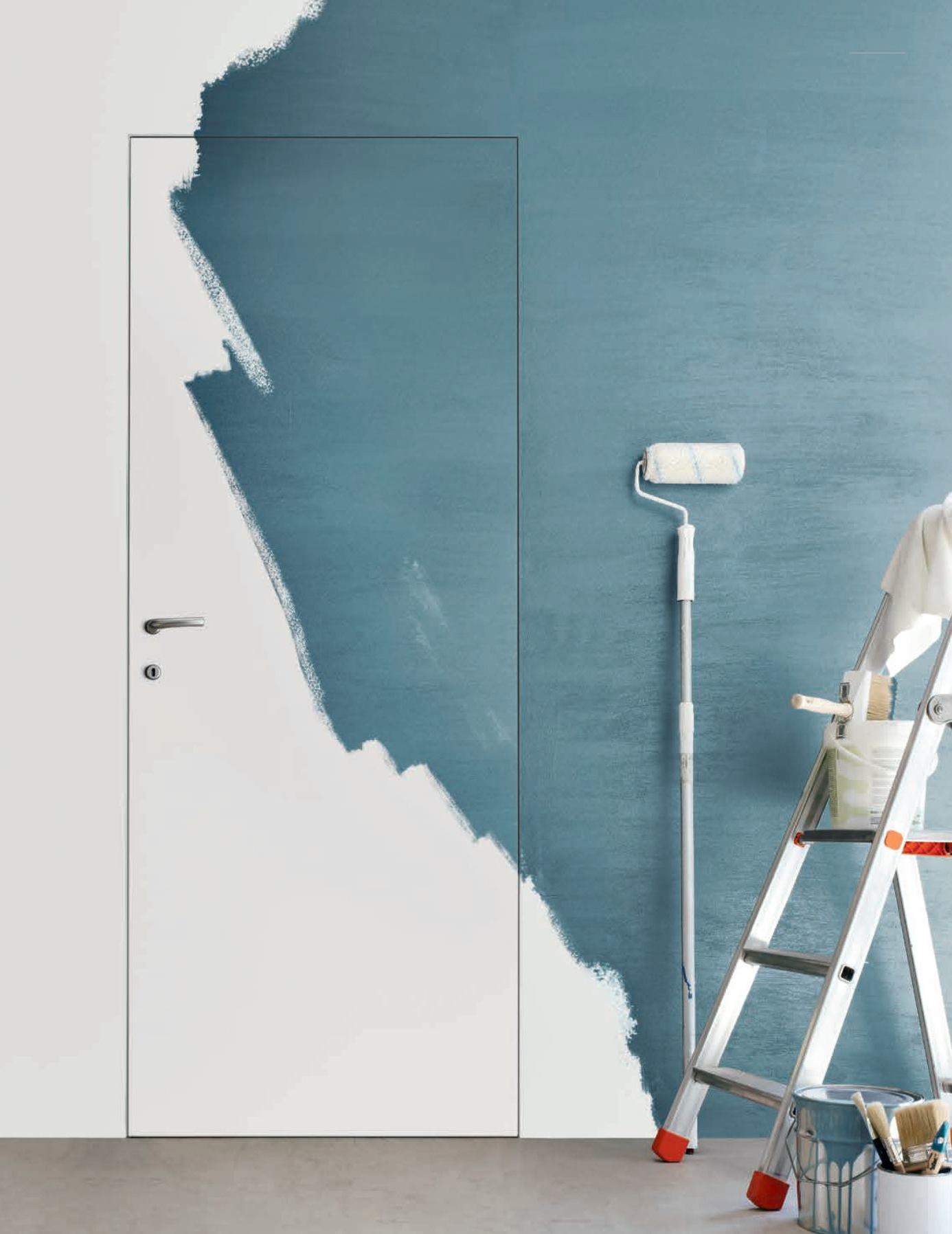 Скрытые двери под покраску