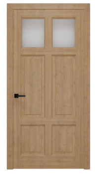 Межкомнатная дверь М 19 по-2/1 массив дуб сучок