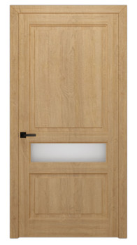 Межкомнатная дверь М 04 по-1/2 массив дуба