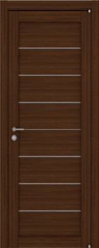 Межкомнатная дверь "2125", по, орех вельвет