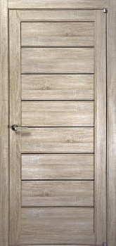 Межкомнатная дверь "2125", по, серый велюр