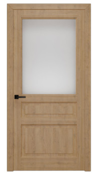 Межкомнатная дверь М 04 по-1 массив дуб сучок