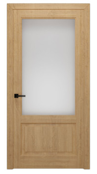 Межкомнатная дверь М 02 ПО массив дуба