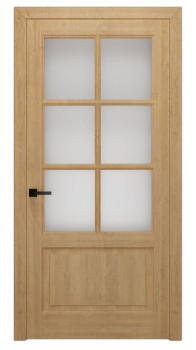 Межкомнатная дверь М 02 по-6 массив дуба