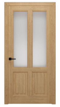 Межкомнатная дверь М 01 ПО массив дуба