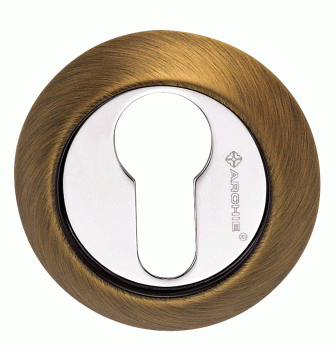 Накладка на цилиндр Archie, CL ACF, античный кофе