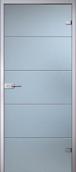 Стеклянная дверь Диана белое Сатинато