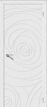 Межкомнатная дверь "ROSE", пг, белый