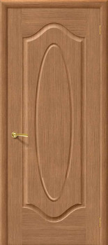 Межкомнатная дверь "Аура", пг, дуб