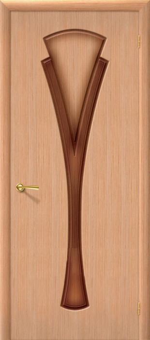 Межкомнатная дверь "Флора", пг, дуб
