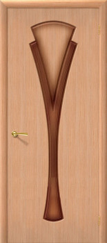 Межкомнатная дверь "Флора", пг, дуб