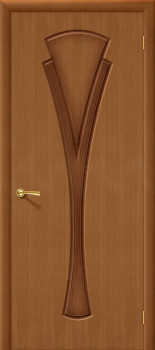 Межкомнатная дверь "Флора", пг, орех Межкомнатная дверь "Флора", пг, орех