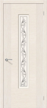 Межкомнатная дверь "Рондо", по, беленный дуб