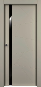Межкомнатная дверь "Берген", по, серый