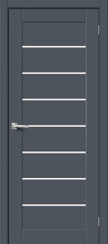 Межкомнатная дверь Браво-22 Stormy Matt стекло Magic Fog