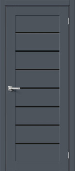 Межкомнатная дверь Браво-22 Stormy Matt стекло Black Star