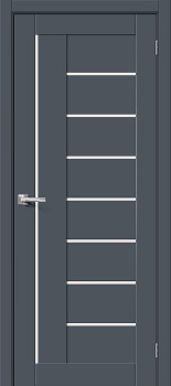 Межкомнатная дверь Браво-29 Stormy Matt стекло Magic Fog