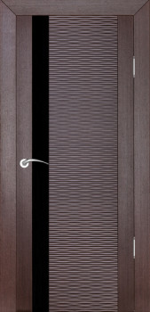 Межкомнатная дверь "Д4 бриз", по, венге