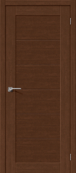 Межкомнатная дверь "Легно-21", пг, Brown Oak