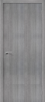 Межкомнатная дверь "Порта-50", пг, Grey Crosscut