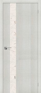 Межкомнатная дверь "Порта-51 SA", по, Bianco Crosscut