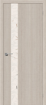 Межкомнатная дверь "Порта-51", по, Cappuccino Crosscut