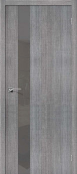 Межкомнатная дверь "Порта-51 S", по, Grey Crosscut