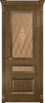 Межкомнатная дверь "Фараон 2", по, мореный дуб светлый
