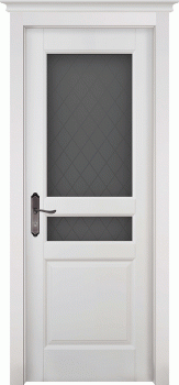 Межкомнатная дверь "Гармония", по, белая эмаль