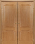 Межкомнатная дверь "Капри 3", пг, дуб светлый