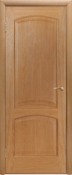 Межкомнатная дверь "Капри 3", пг, дуб светлый