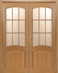 Межкомнатная дверь "Капри 3", по, дуб светлый