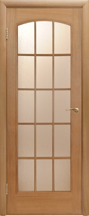 Межкомнатная дверь "Капри 3", поо, дуб светлый