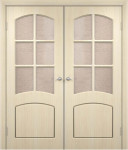 Межкомнатная дверь ПВХ "Кэролл", по, беленый дуб