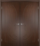 Межкомнатная дверь ПВХ "Лиана", пг, венге