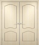 Межкомнатная дверь ПВХ "Кэролл", пг, беленый дуб