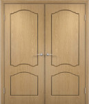 Межкомнатная дверь ПВХ "Лилия", пг, дуб