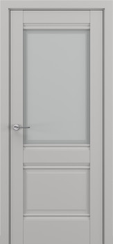 Межкомнатная дверь "Венеция В4", по, серый матовый