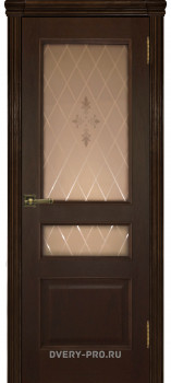 Межкомнатная дверь "Милан", по, дуб тон 2