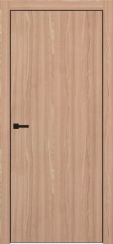 Межкомнатная дверь "Porta-50 4AB", AL-кромка черная, пг, Natural Oak