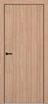 Межкомнатная дверь "Porta-50 4AB", AL-кромка черная, пг, Natural Oak