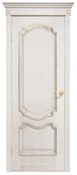 Межкомнатная дверь "Престиж", пг, белый ясень