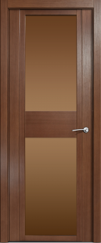 Межкомнатная дверь Мильяна Qdo D, по, дуб палисандр