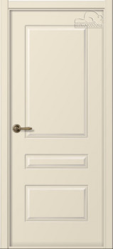 Межкомнатная дверь "Роялти", пг, слоновая кость