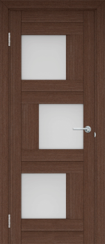 Межкомнатная дверь "Шахматы", по, венге