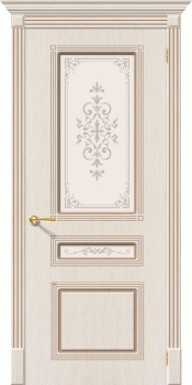 Межкомнатная дверь "Стиль", по, беленый дуб