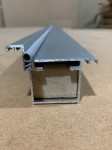 Скрытая дверь INVISIBLE под покраску и с алюминиевой кромкой