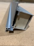 Скрытая дверь INVISIBLE под покраску и с алюминиевой кромкой