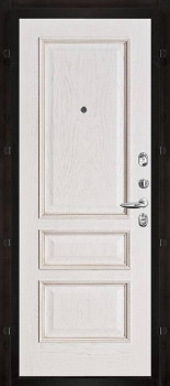 Внутренняя панель Вена, белая патина, шпон