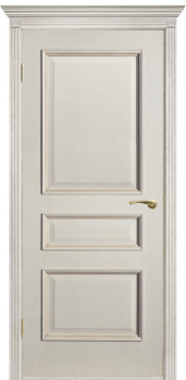 Межкомнатная дверь "Вена", пг, слоновая кость